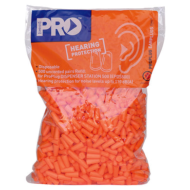 ProBullet Earplug Refill Bag 500 Pairs