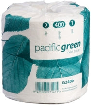 Green Recycled Wrapped 2ply Toilet Tissue